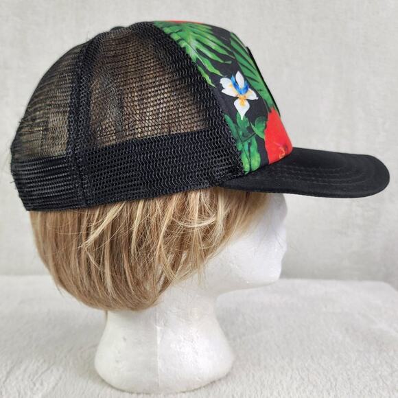 Vans Tropical Triple Crown of Surfing Snapback Cap Hat One size Black Red Green - Picture 5 of 7